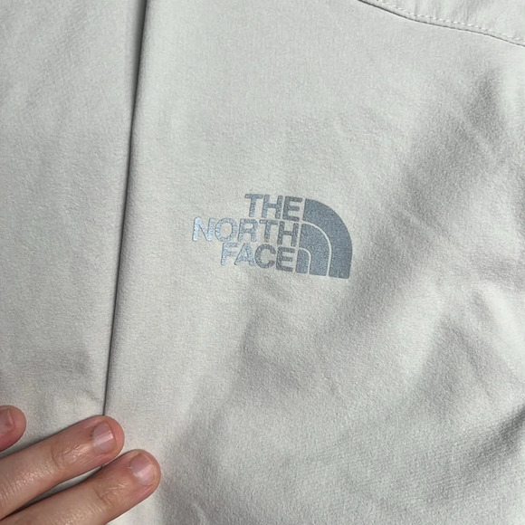 The North Face Womens Apex Bionic Soft Shell Jacket Size S/P Ivory White - Picture 6 of 7